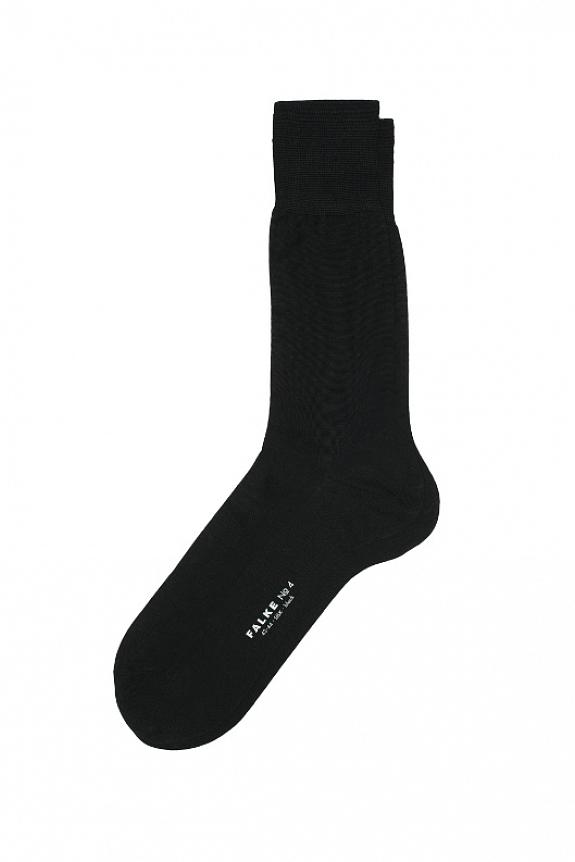 Falke No. 4 Pure Silk Black